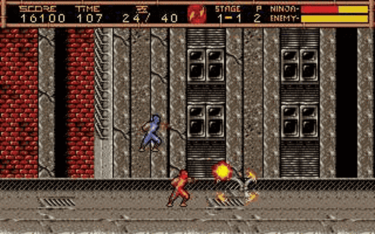 Gameplay screen of Ninja Gaiden II: The Dark Sword of Chaos (2/8) Gameplay screen of Ninja Gaiden II: The Dark Sword of Chaos (2/8)