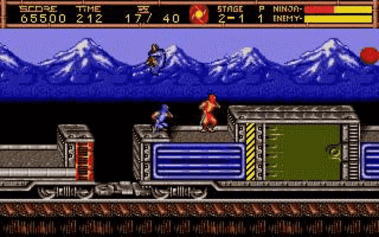 Gameplay screen of Ninja Gaiden II: The Dark Sword of Chaos (4/8) Gameplay screen of Ninja Gaiden II: The Dark Sword of Chaos (4/8)