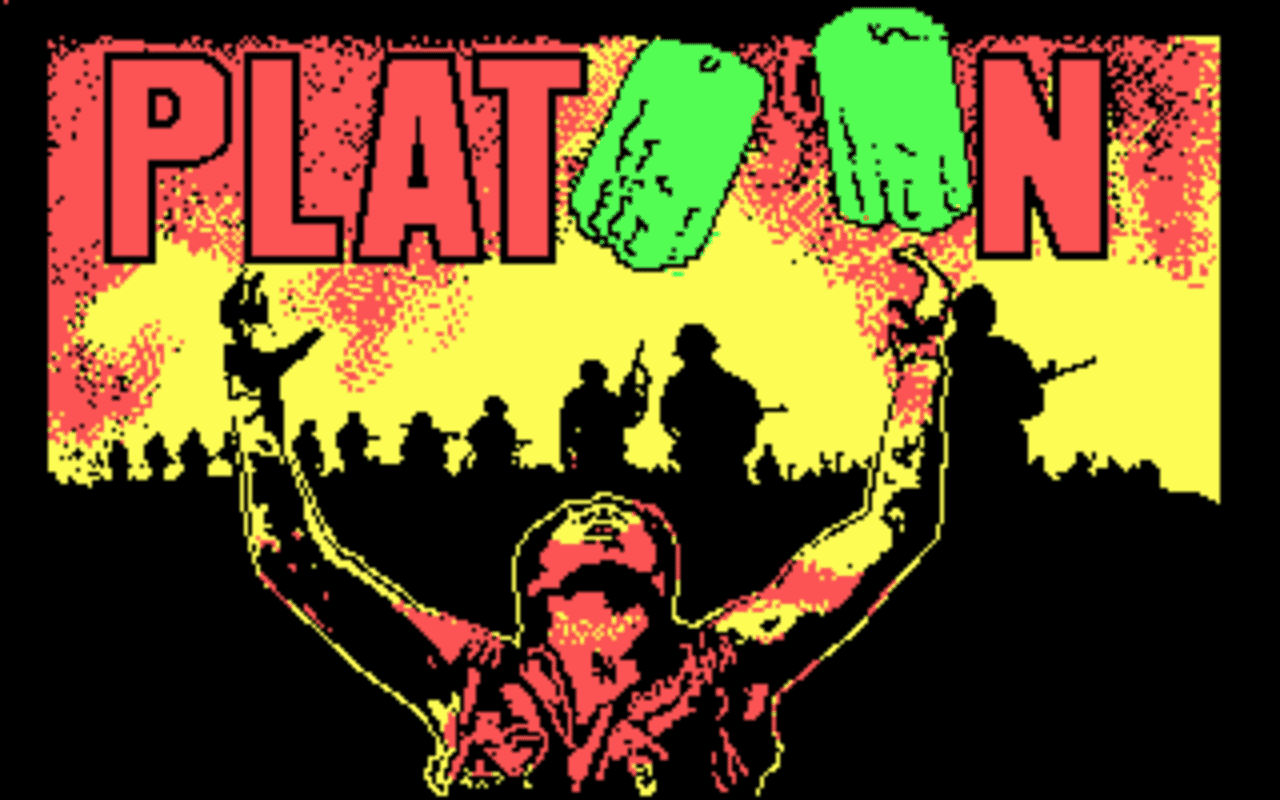 Gameplay screen of Platoon (1/4) Gameplay screen of Platoon (1/4)