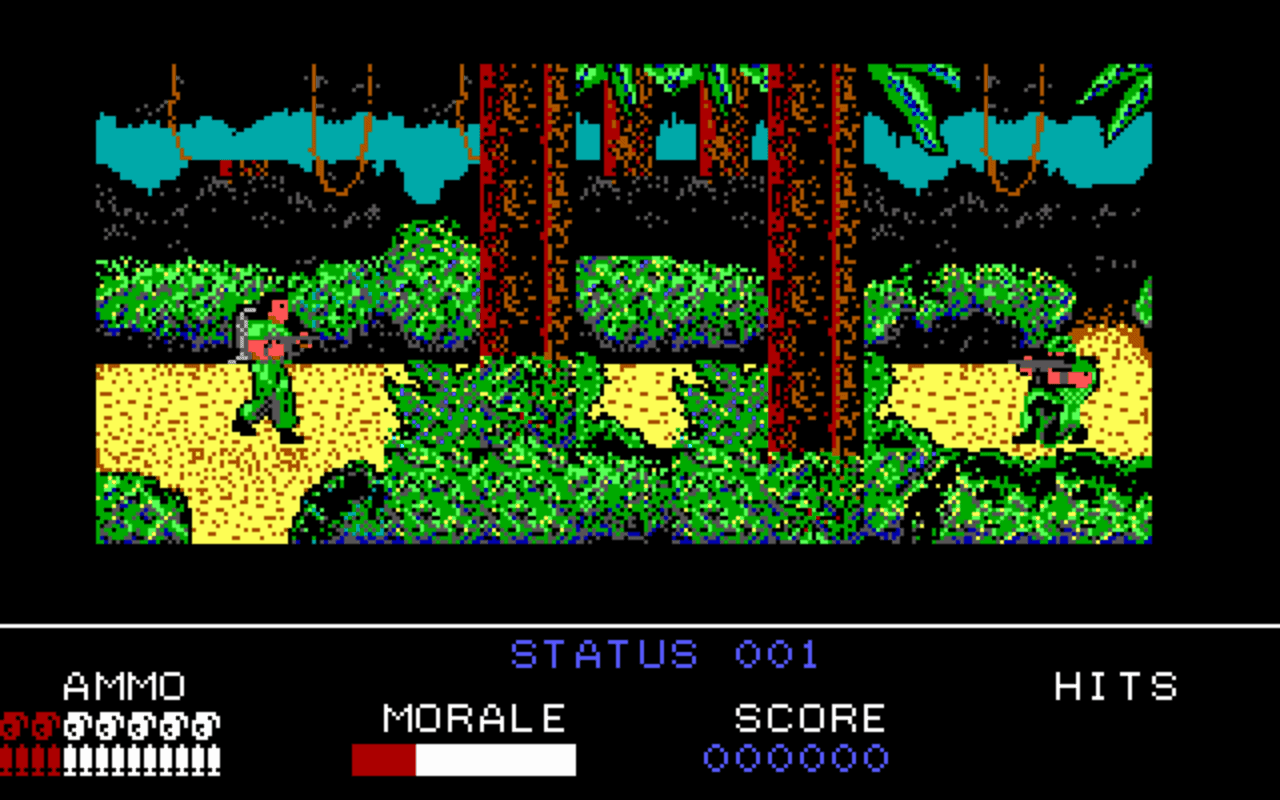 Gameplay screen of Platoon (2/4) Gameplay screen of Platoon (2/4)