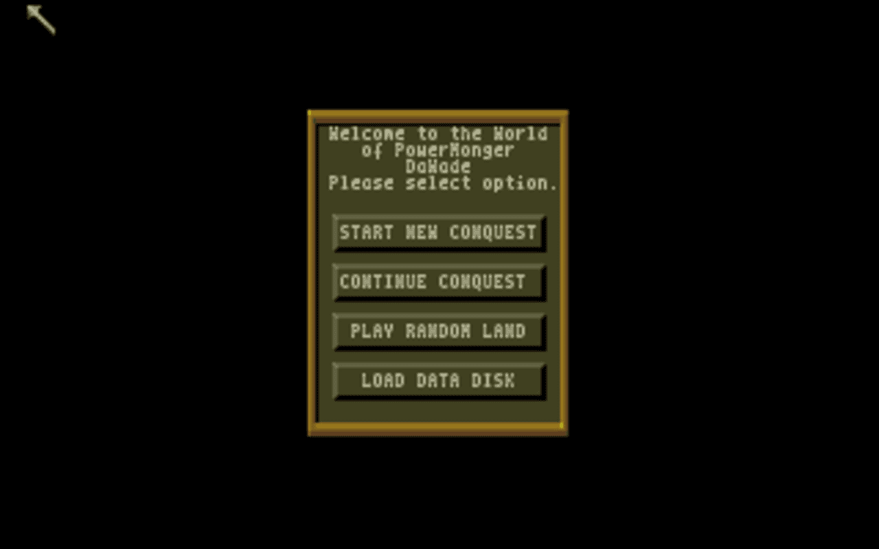 Gameplay screen of PowerMonger (1/8) Gameplay screen of PowerMonger (1/8)