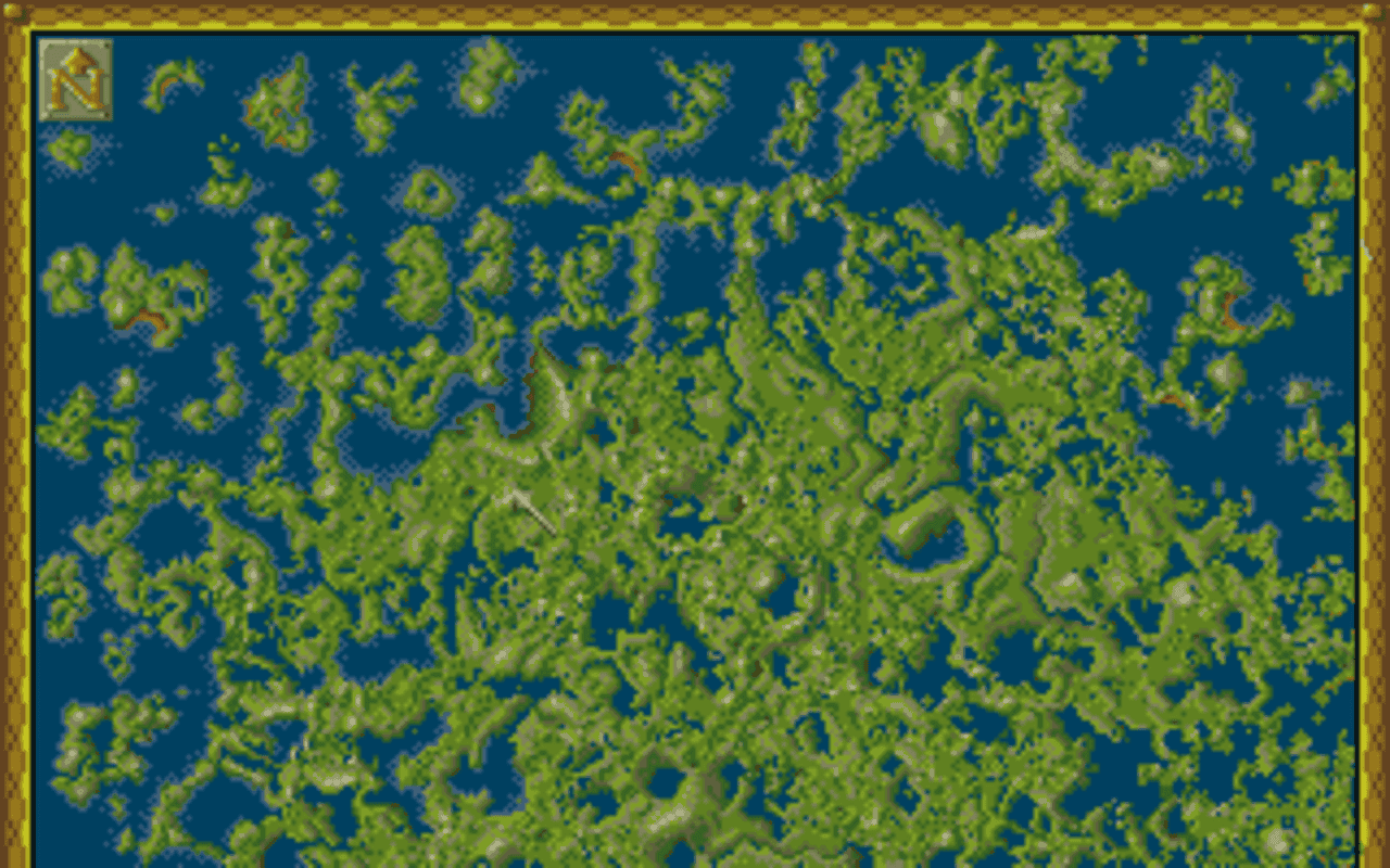 Gameplay screen of PowerMonger (2/8) Gameplay screen of PowerMonger (2/8)