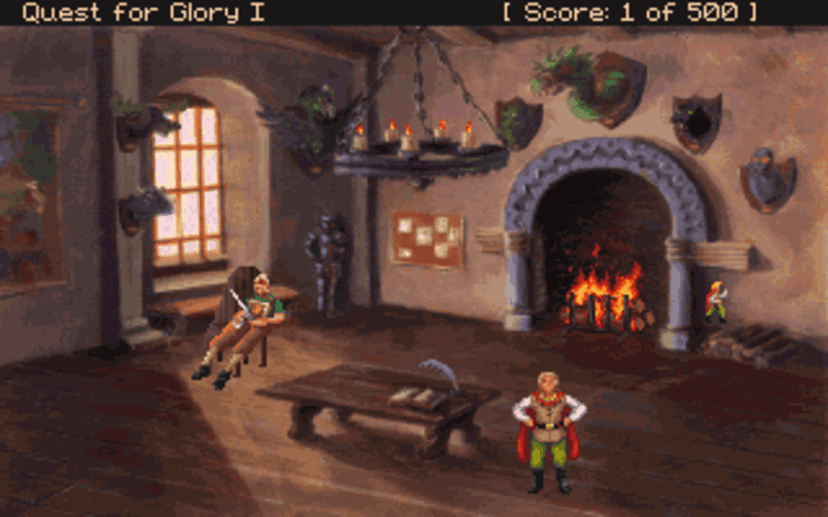 Gameplay screen of Quest for Glory I: So You Want To Be A Hero (4/8) Gameplay screen of Quest for Glory I: So You Want To Be A Hero (4/8)