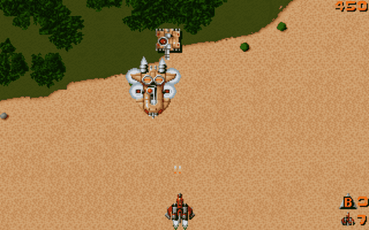 Gameplay screen of Raiden (1/8) Gameplay screen of Raiden (1/8)