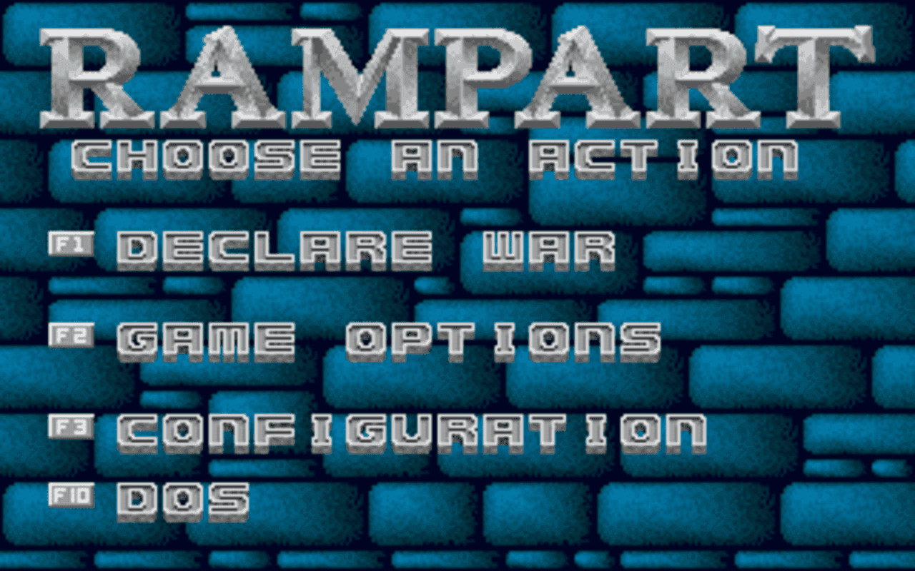 Gameplay screen of Rampart (5/8) Gameplay screen of Rampart (5/8)