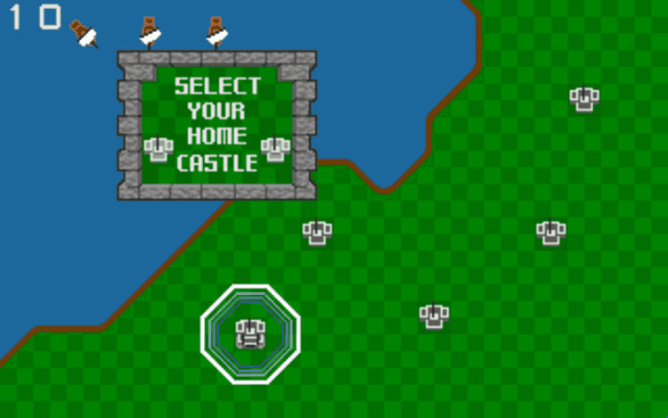 Gameplay screen of Rampart (7/8) Gameplay screen of Rampart (7/8)