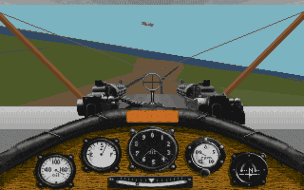 Gameplay screen of Red Baron (7/8) Gameplay screen of Red Baron (7/8)