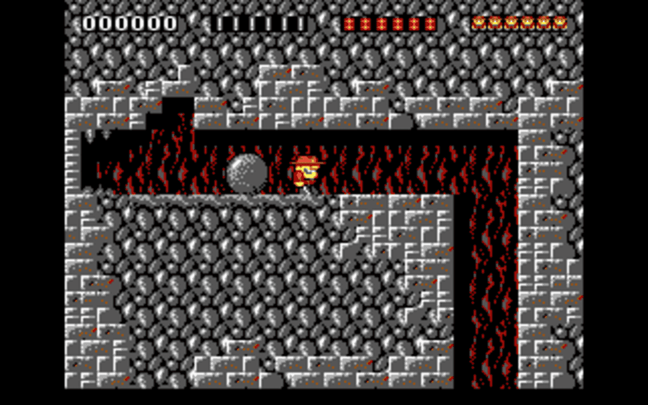 Gameplay screen of Rick Dangerous (3/8) Gameplay screen of Rick Dangerous (3/8)