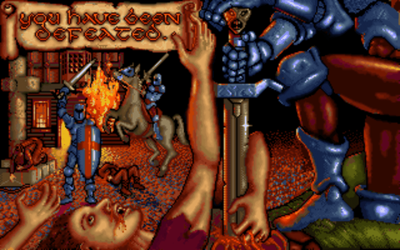 Gameplay screen of PowerMonger (4/8) Gameplay screen of PowerMonger (4/8)