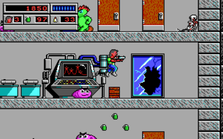 Gameplay screen of Bio Menace (3/8) Gameplay screen of Bio Menace (3/8)