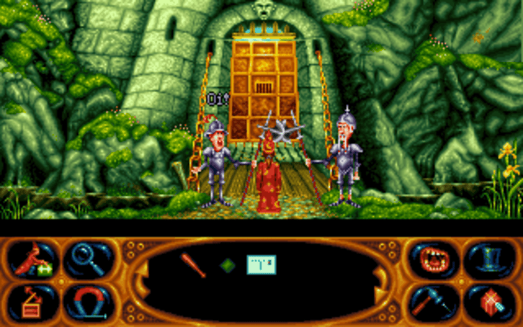 Gameplay screen of Simon the Sorcerer II: The Lion, the Wizard and the Wardrobe (1/8) Gameplay screen of Simon the Sorcerer II: The Lion, the Wizard and the Wardrobe (1/8)
