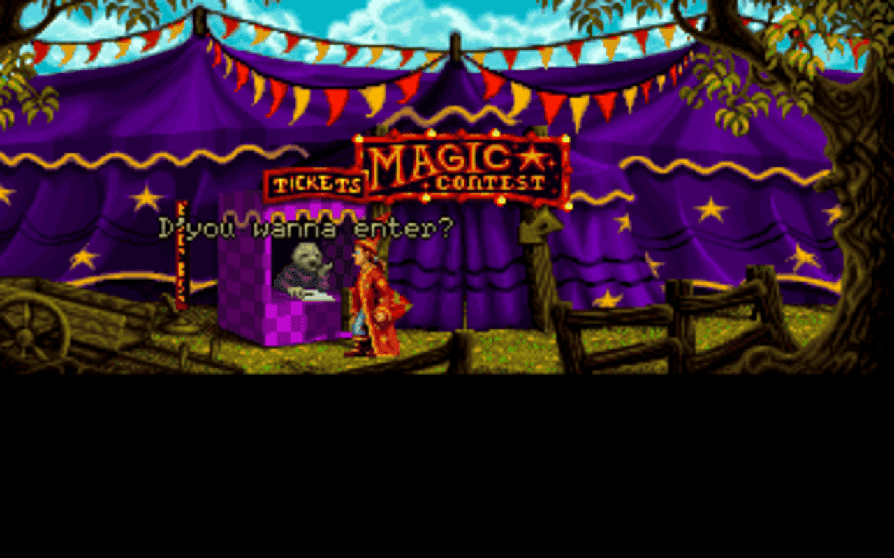 Gameplay screen of Simon the Sorcerer II: The Lion, the Wizard and the Wardrobe (2/8) Gameplay screen of Simon the Sorcerer II: The Lion, the Wizard and the Wardrobe (2/8)