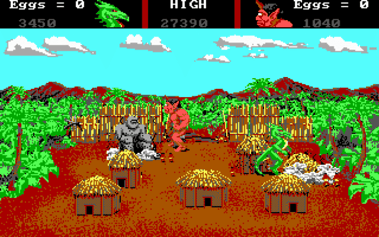 Gameplay screen of AAARGH! (7/8) Gameplay screen of AAARGH! (7/8)