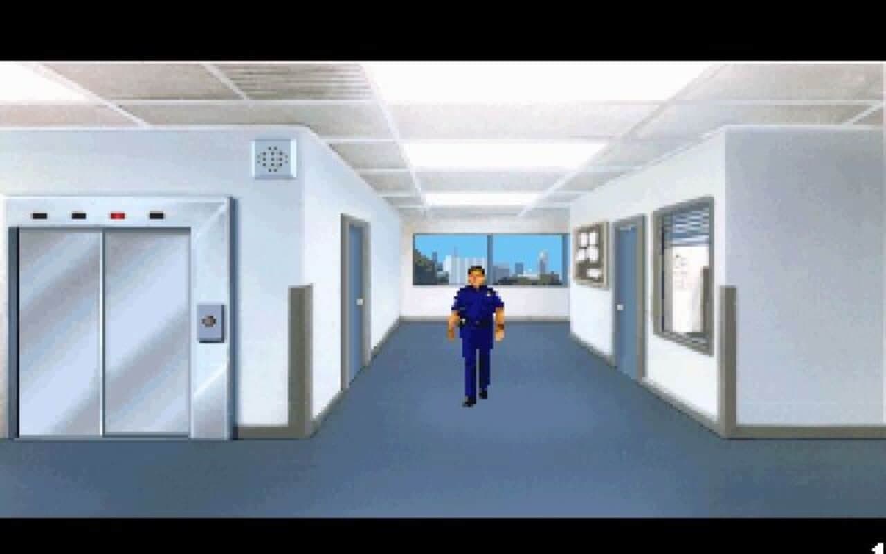 Gameplay screen of Police Quest 3: The Kindred (1/8) Gameplay screen of Police Quest 3: The Kindred (1/8)