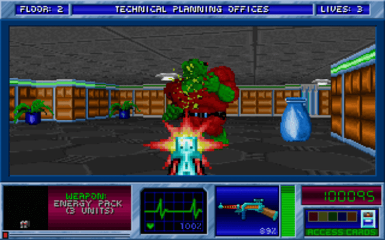 Gameplay screen of Blake Stone: Aliens of Gold (4/8) Gameplay screen of Blake Stone: Aliens of Gold (4/8)