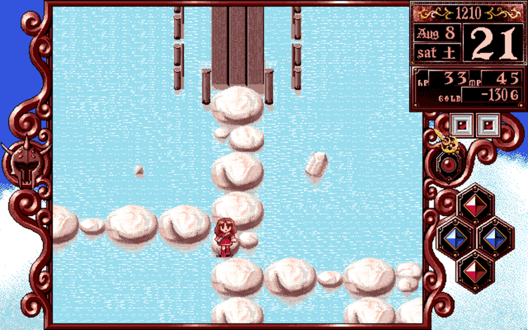 Gameplay screen of Princess Maker 2 (3/8) Gameplay screen of Princess Maker 2 (3/8)