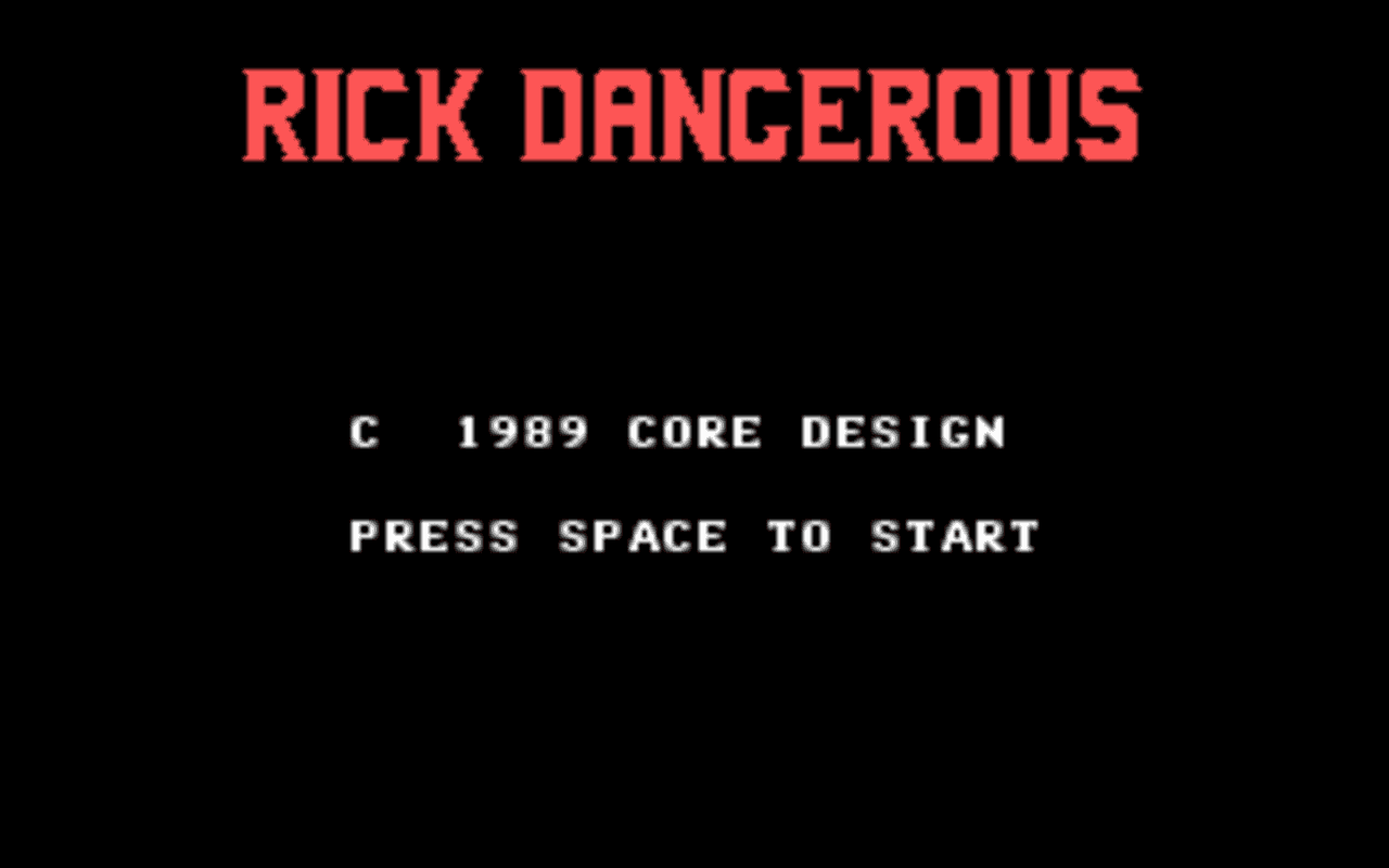 Gameplay screen of Rick Dangerous (1/8) Gameplay screen of Rick Dangerous (1/8)