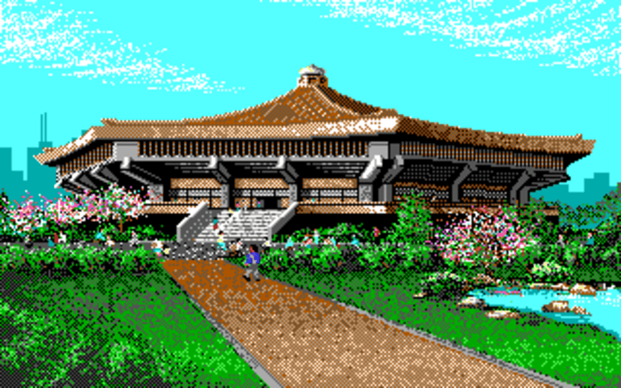 Gameplay screen of Budokan: The Martial Spirit (4/8) Gameplay screen of Budokan: The Martial Spirit (4/8)