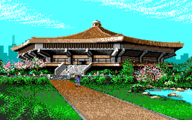 Gameplay screen of Budokan: The Martial Spirit (4/8) Gameplay screen of Budokan: The Martial Spirit (4/8)