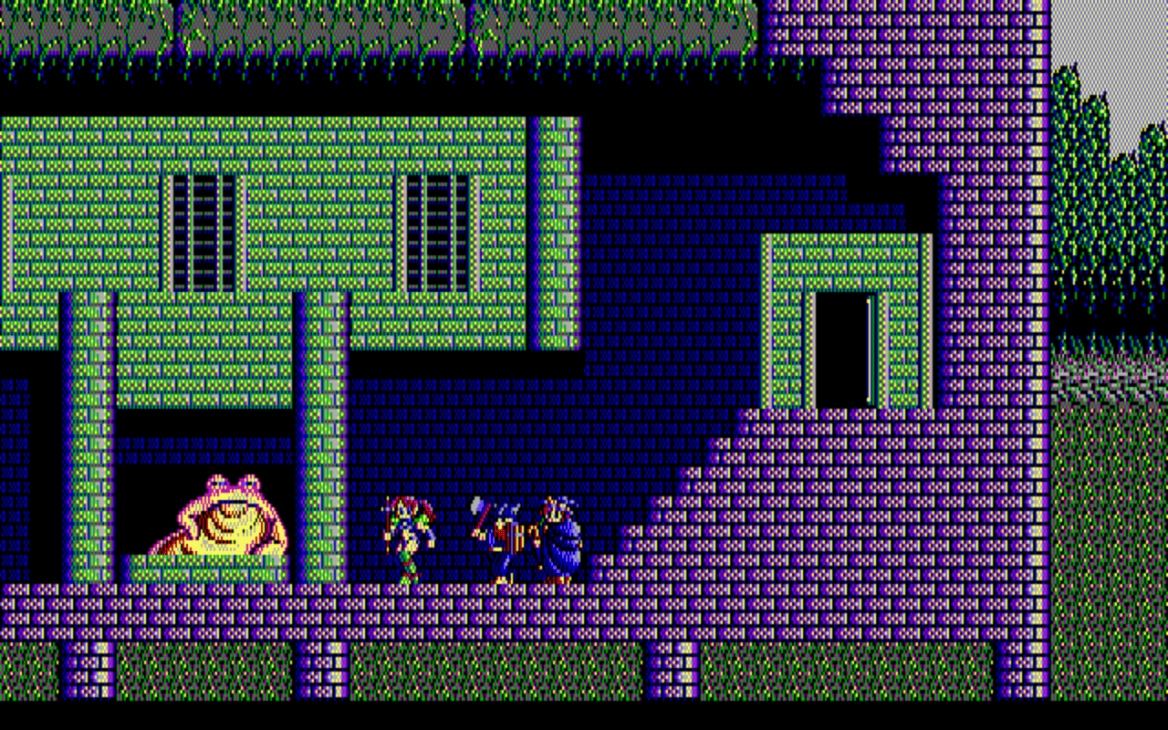 Gameplay screen of Sorcerian (4/8) Gameplay screen of Sorcerian (4/8)