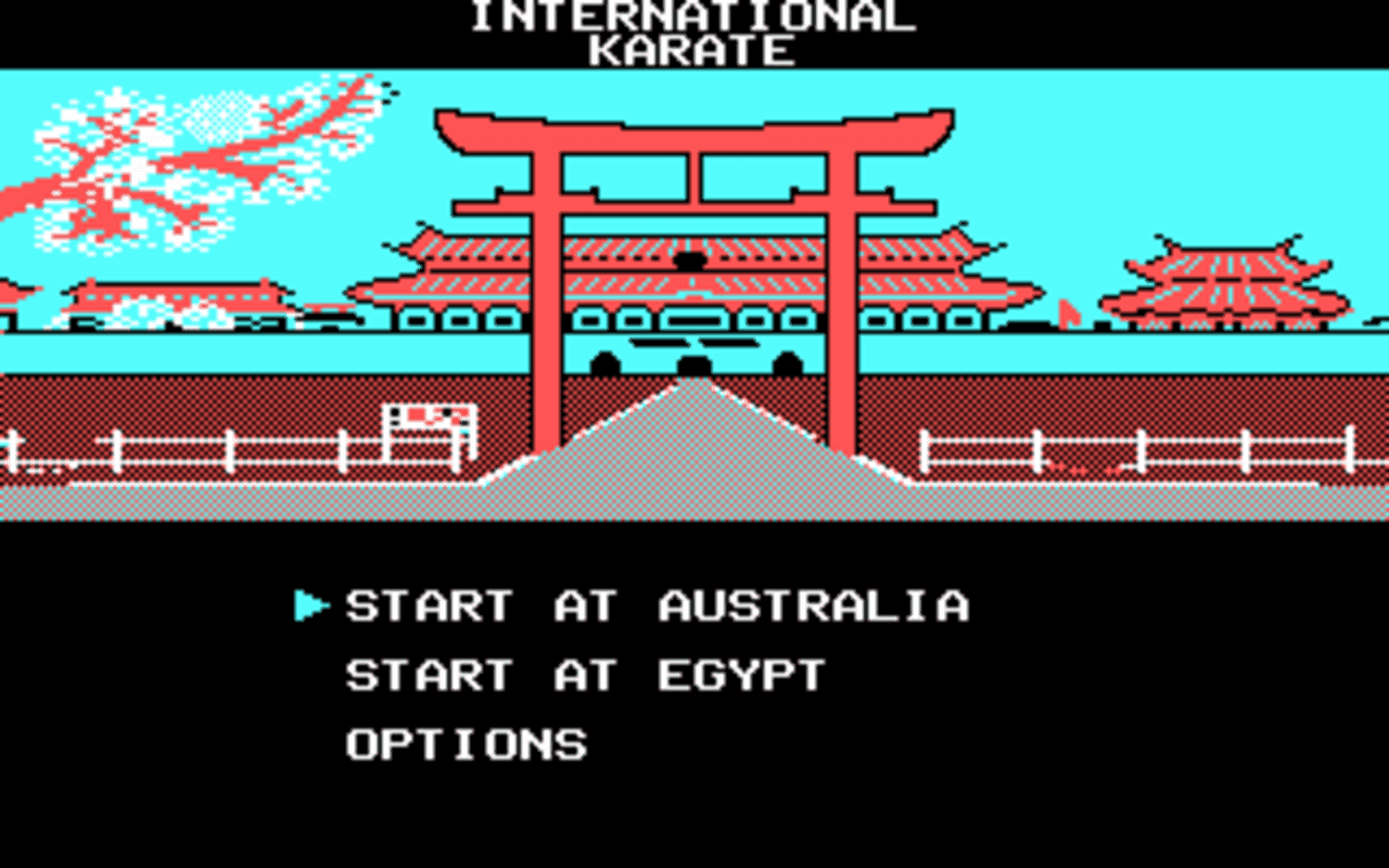 Gameplay screen of World Karate Championship (5/8) Gameplay screen of World Karate Championship (5/8)