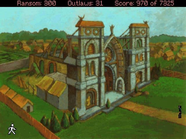 Gameplay screen of Conquests of the Longbow: The Legend of Robin Hood (2/8) Gameplay screen of Conquests of the Longbow: The Legend of Robin Hood (2/8)