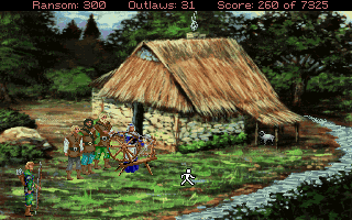 Gameplay screen of Conquests of the Longbow: The Legend of Robin Hood (4/8) Gameplay screen of Conquests of the Longbow: The Legend of Robin Hood (4/8)