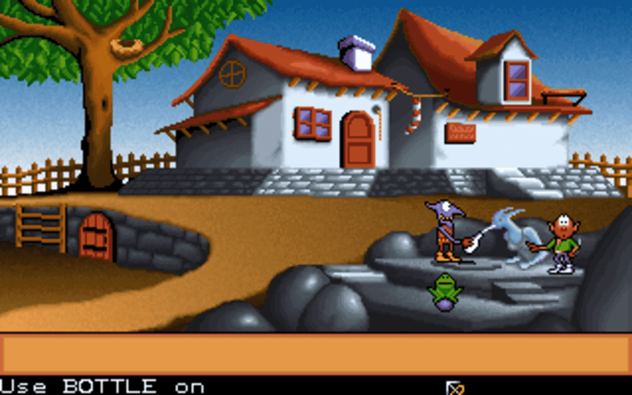 Gameplay screen of Gobliins 2: The Prince Buffoon (7/8) Gameplay screen of Gobliins 2: The Prince Buffoon (7/8)
