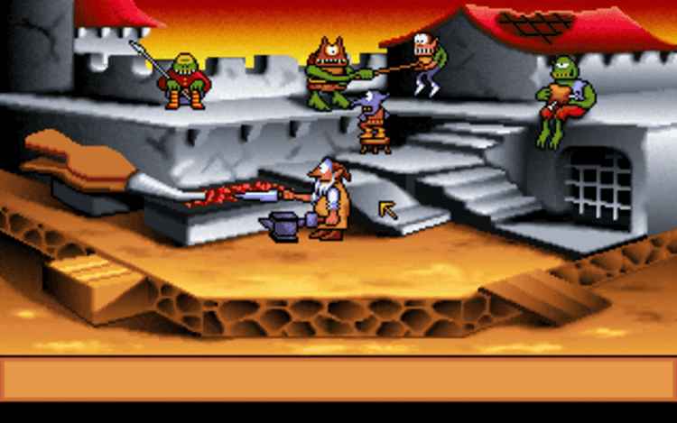 Gameplay screen of Gobliins 2: The Prince Buffoon (8/8) Gameplay screen of Gobliins 2: The Prince Buffoon (8/8)