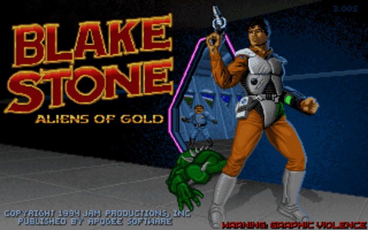 Gameplay screen of Blake Stone: Aliens of Gold (1/8) Gameplay screen of Blake Stone: Aliens of Gold (1/8)