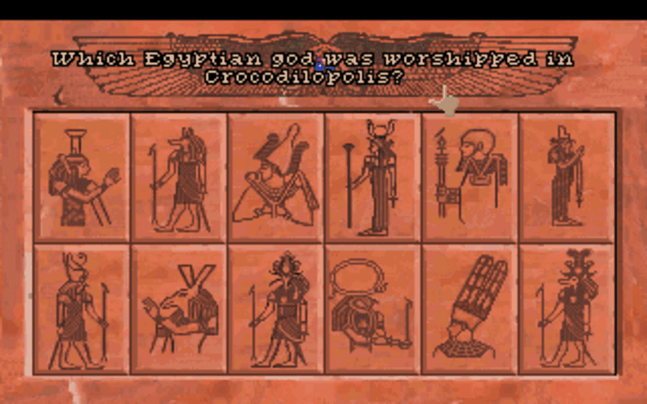 Gameplay screen of The Dagger of Amon Ra (6/8) Gameplay screen of The Dagger of Amon Ra (6/8)
