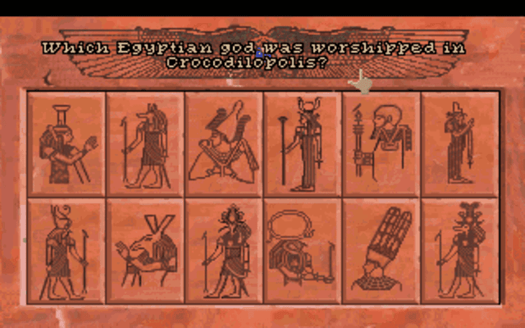 Gameplay screen of The Dagger of Amon Ra (6/8) Gameplay screen of The Dagger of Amon Ra (6/8)
