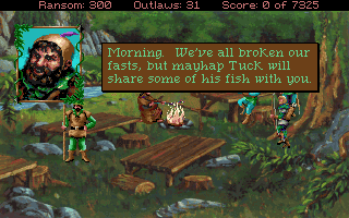 Gameplay screen of Conquests of the Longbow: The Legend of Robin Hood (5/8) Gameplay screen of Conquests of the Longbow: The Legend of Robin Hood (5/8)