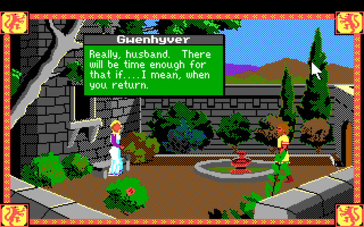 Gameplay screen of Conquests of Camelot: The Search for the Grail (5/8) Gameplay screen of Conquests of Camelot: The Search for the Grail (5/8)