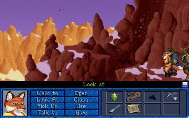 Gameplay screen of Inherit the Earth: Quest for the Orb (6/8) Gameplay screen of Inherit the Earth: Quest for the Orb (6/8)