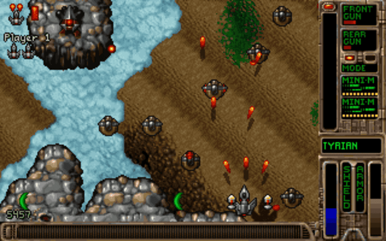 Gameplay screen of Tyrian 2000 (4/8) Gameplay screen of Tyrian 2000 (4/8)