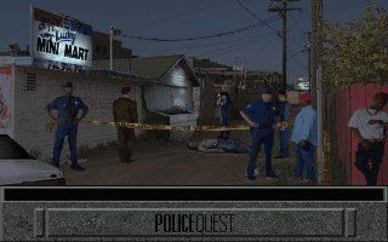 Gameplay screen of Daryl F. Gates Police Quest: Open Season (3/8) Gameplay screen of Daryl F. Gates Police Quest: Open Season (3/8)