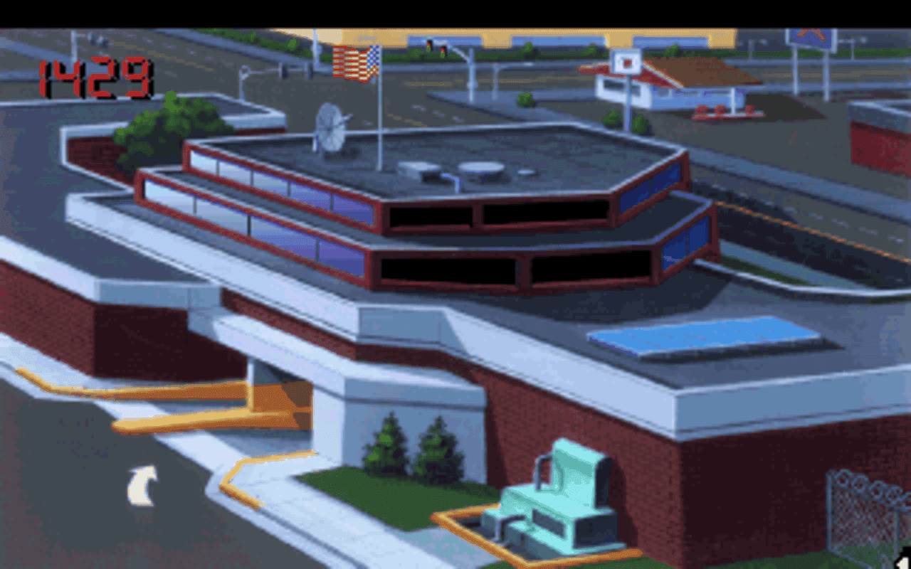 Gameplay screen of Police Quest 3: The Kindred (4/8) Gameplay screen of Police Quest 3: The Kindred (4/8)