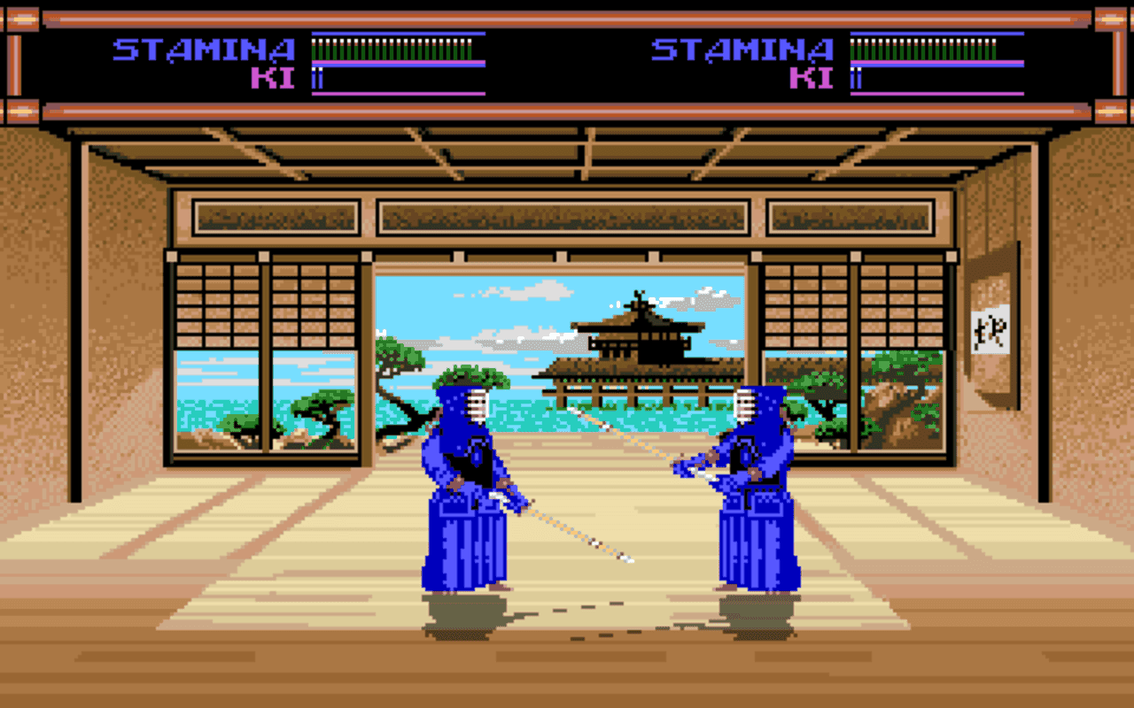Gameplay screen of Budokan: The Martial Spirit (6/8) Gameplay screen of Budokan: The Martial Spirit (6/8)