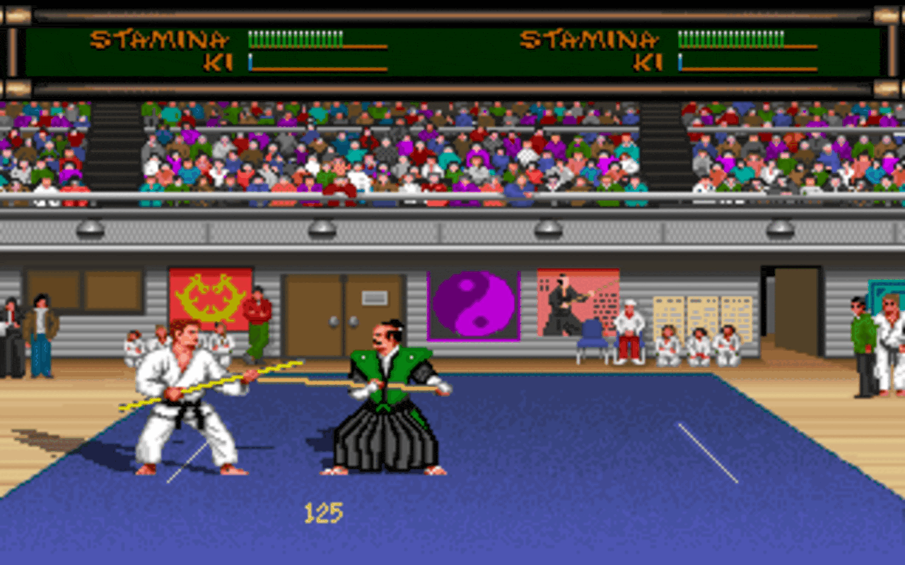 Gameplay screen of Budokan: The Martial Spirit (8/8) Gameplay screen of Budokan: The Martial Spirit (8/8)