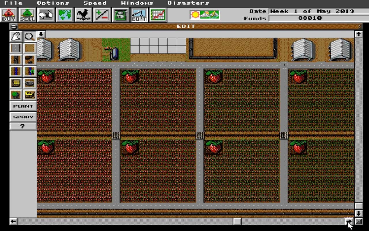 Gameplay screen of Sim Farm (7/8) Gameplay screen of Sim Farm (7/8)