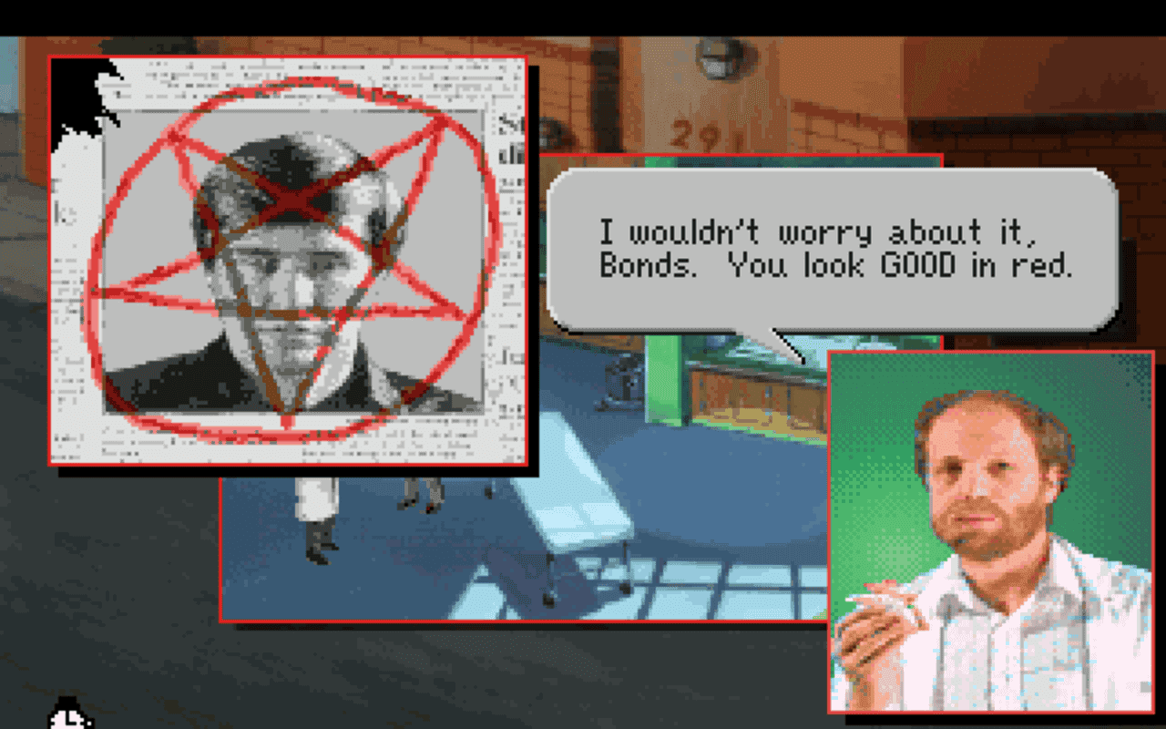 Gameplay screen of Police Quest 3: The Kindred (6/8) Gameplay screen of Police Quest 3: The Kindred (6/8)