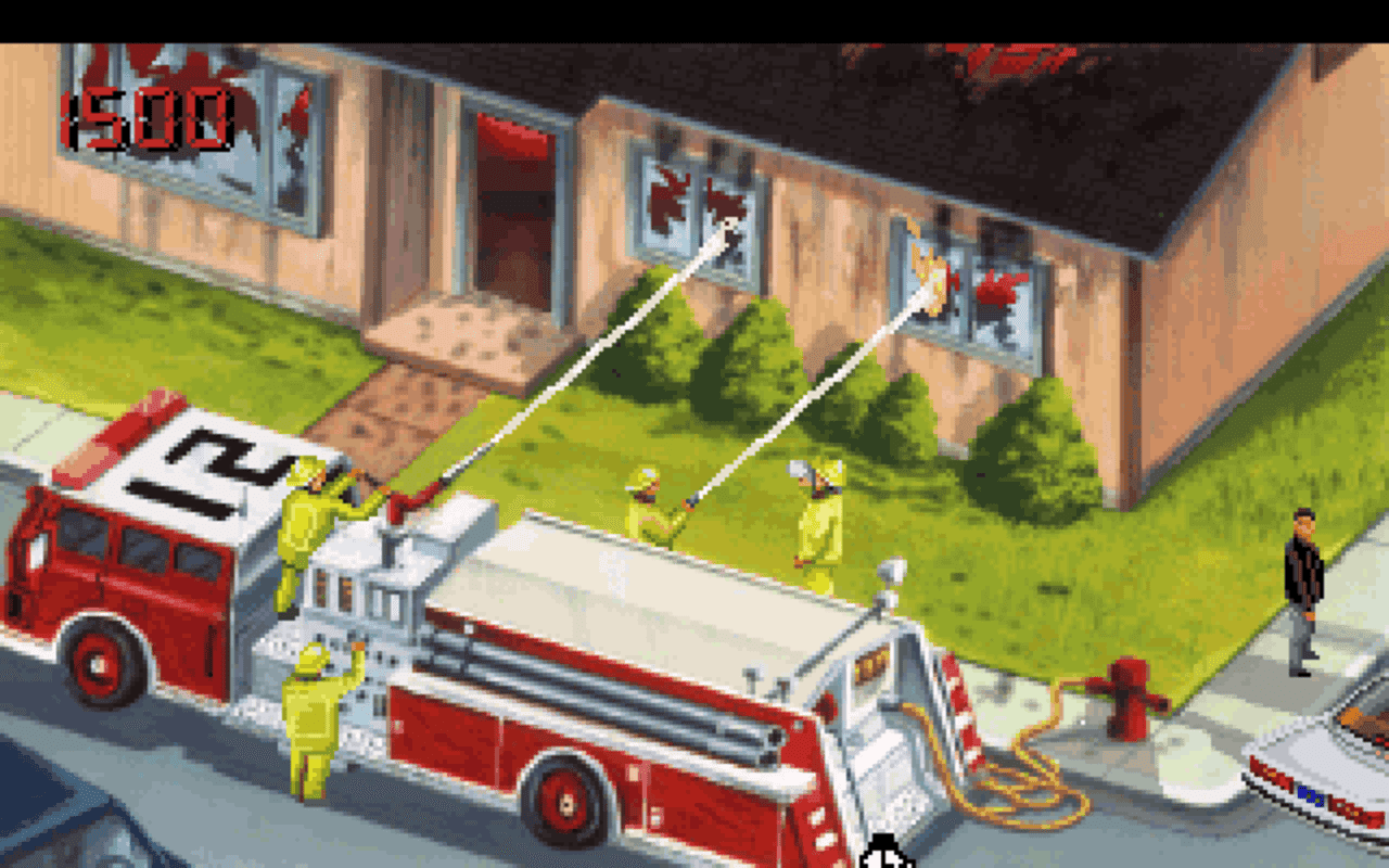 Gameplay screen of Police Quest 3: The Kindred (8/8) Gameplay screen of Police Quest 3: The Kindred (8/8)