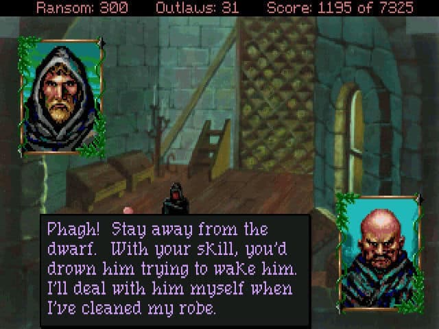 Gameplay screen of Conquests of the Longbow: The Legend of Robin Hood (8/8) Gameplay screen of Conquests of the Longbow: The Legend of Robin Hood (8/8)