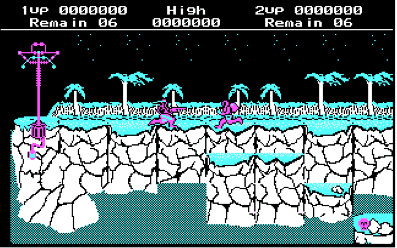 Gameplay screen of Contra (8/8) Gameplay screen of Contra (8/8)