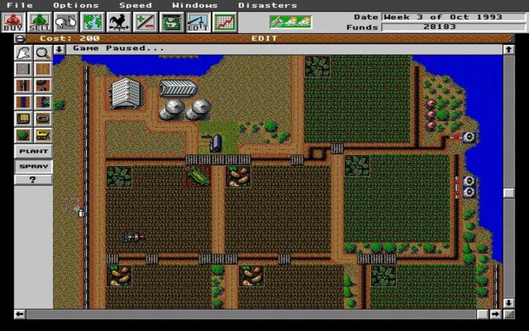 Gameplay screen of Sim Farm (6/8) Gameplay screen of Sim Farm (6/8)