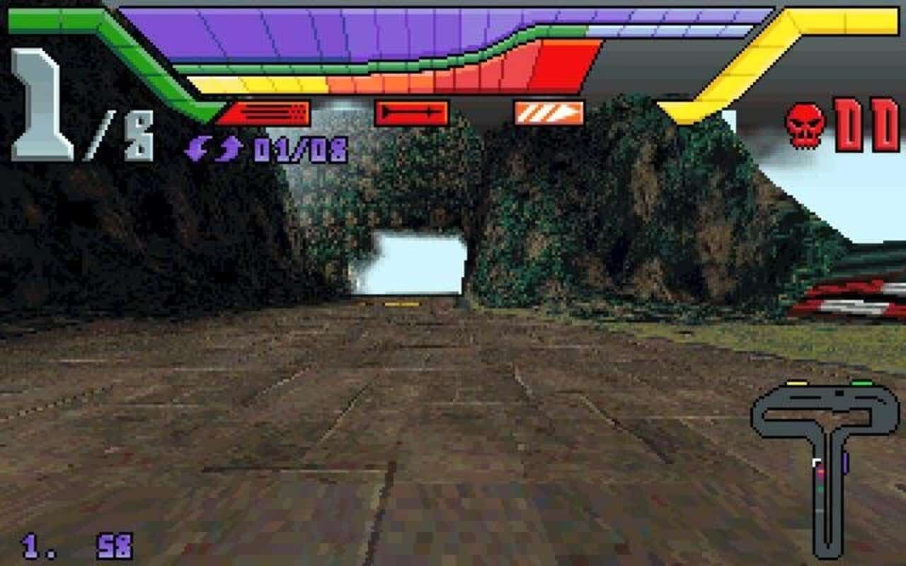 Gameplay screen of Hi-Octane (5/8) Gameplay screen of Hi-Octane (5/8)