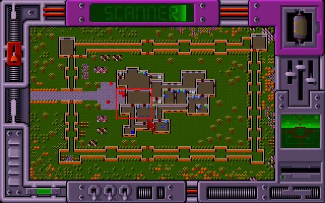 Gameplay screen of Laser Squad (8/8) Gameplay screen of Laser Squad (8/8)