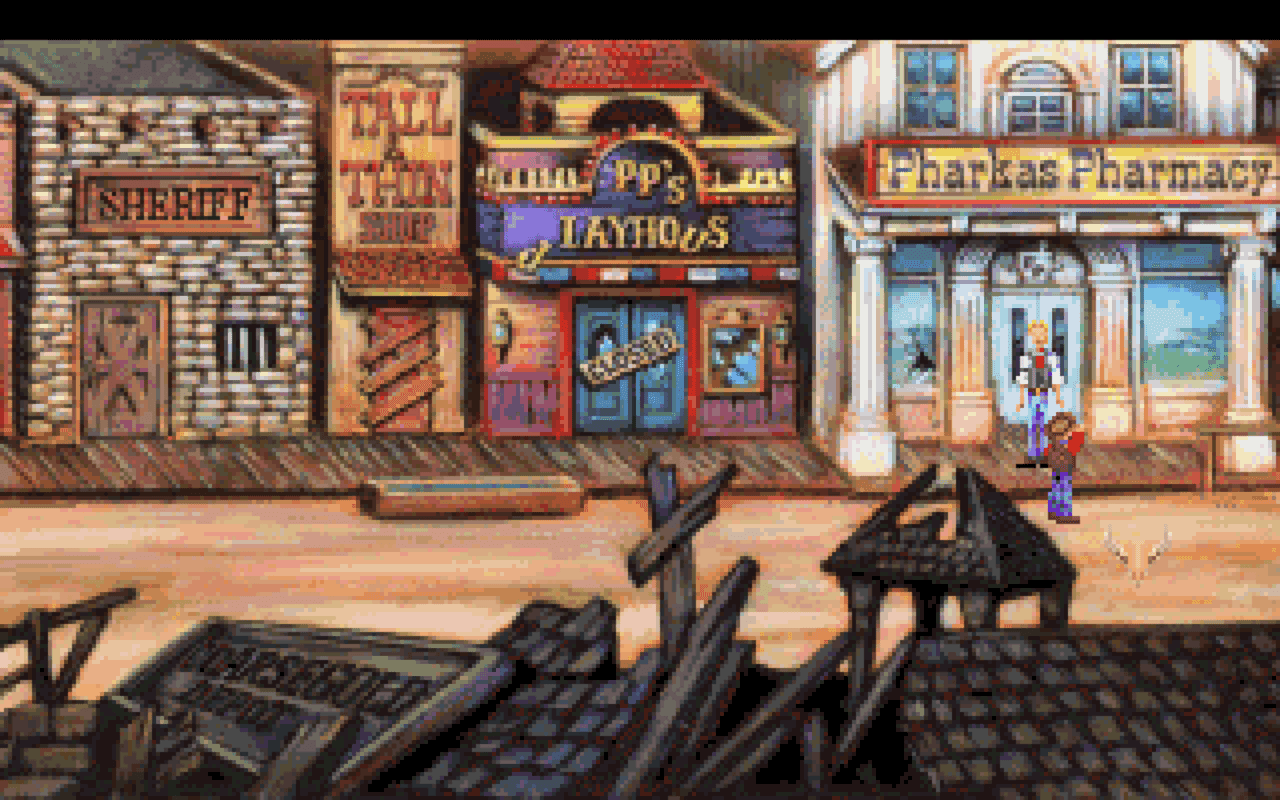 Gameplay screen of Freddy Pharkas: Frontier Pharmacist (7/8) Gameplay screen of Freddy Pharkas: Frontier Pharmacist (7/8)