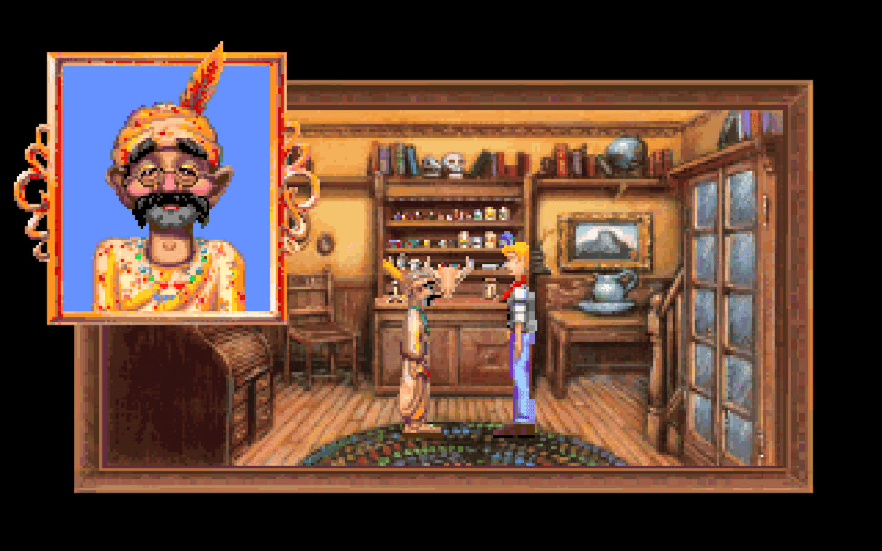 Gameplay screen of Freddy Pharkas: Frontier Pharmacist (8/8) Gameplay screen of Freddy Pharkas: Frontier Pharmacist (8/8)